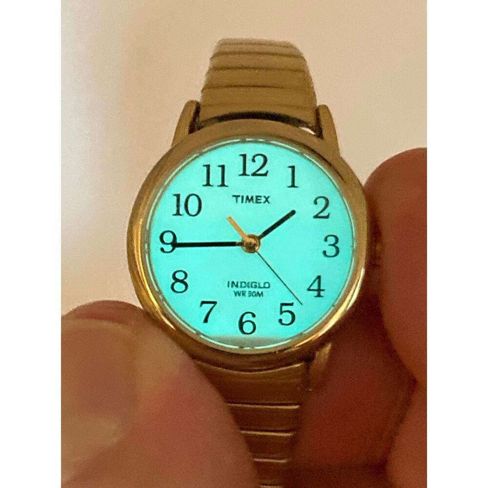 Two Timex Indiglo Women's Watches 25mm - Fresh Batteries - Expandable WR - Picture 13 of 15